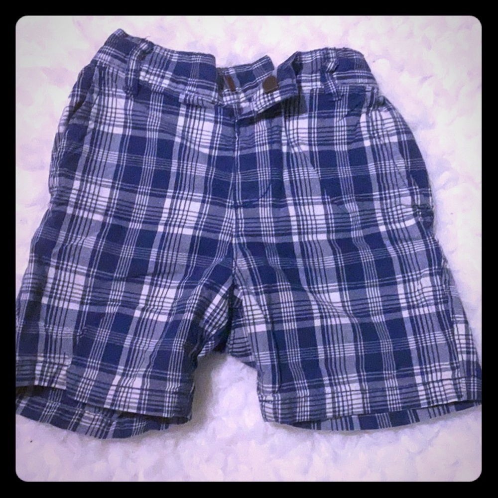 BOYS plaid shorts